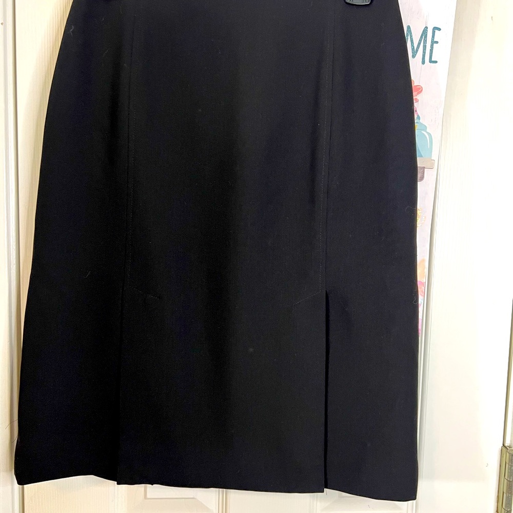 Laura Scott Petite Black Skirt Sz 4P
